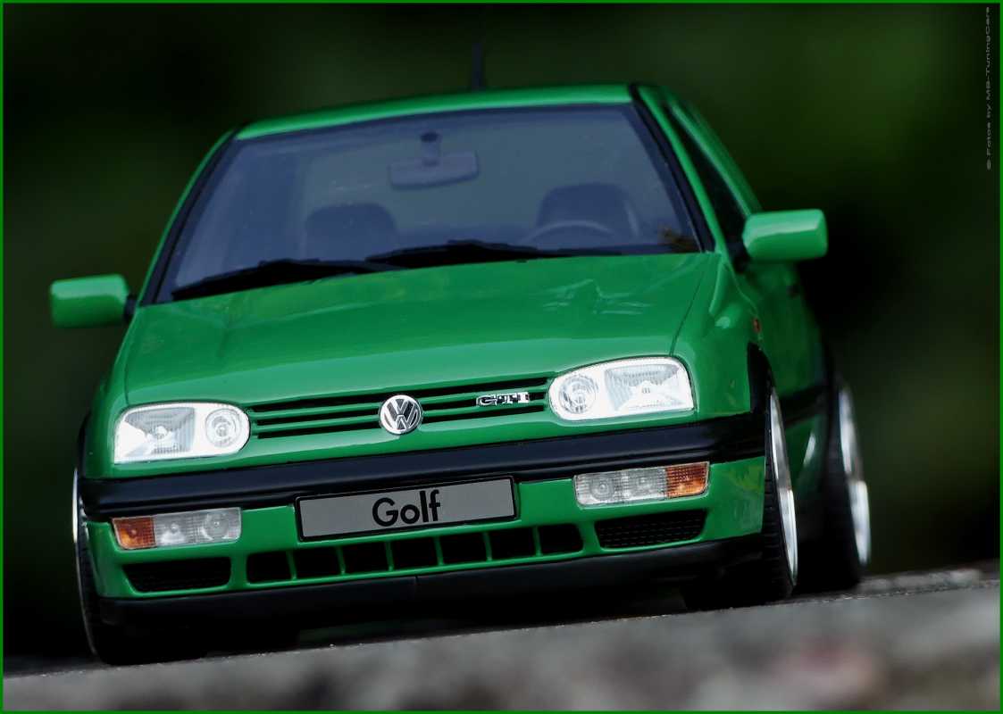 1:18 VW Golf MK3 GTi Color Concept 1995 Salsagrün + OZ Mito Alu inkl. OVP